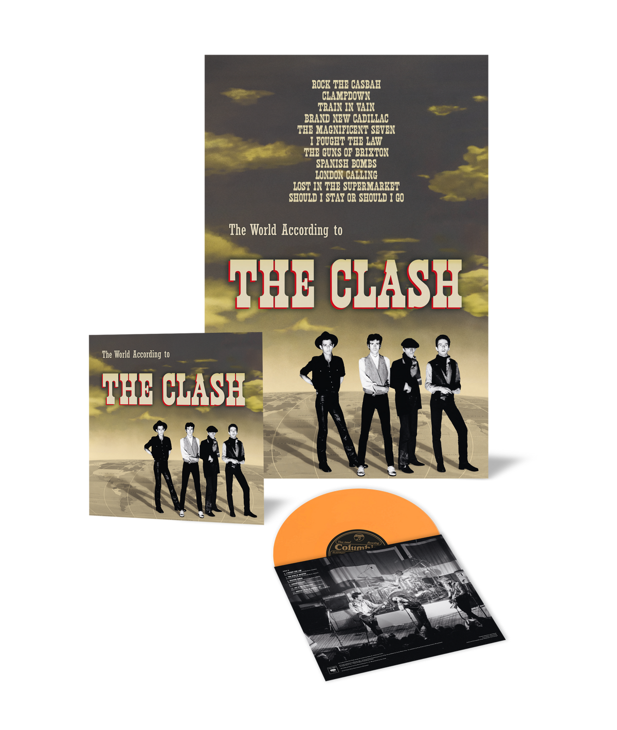 The World According to The Clash | Orange Vinyl w. Store Exclusive Poster + CD