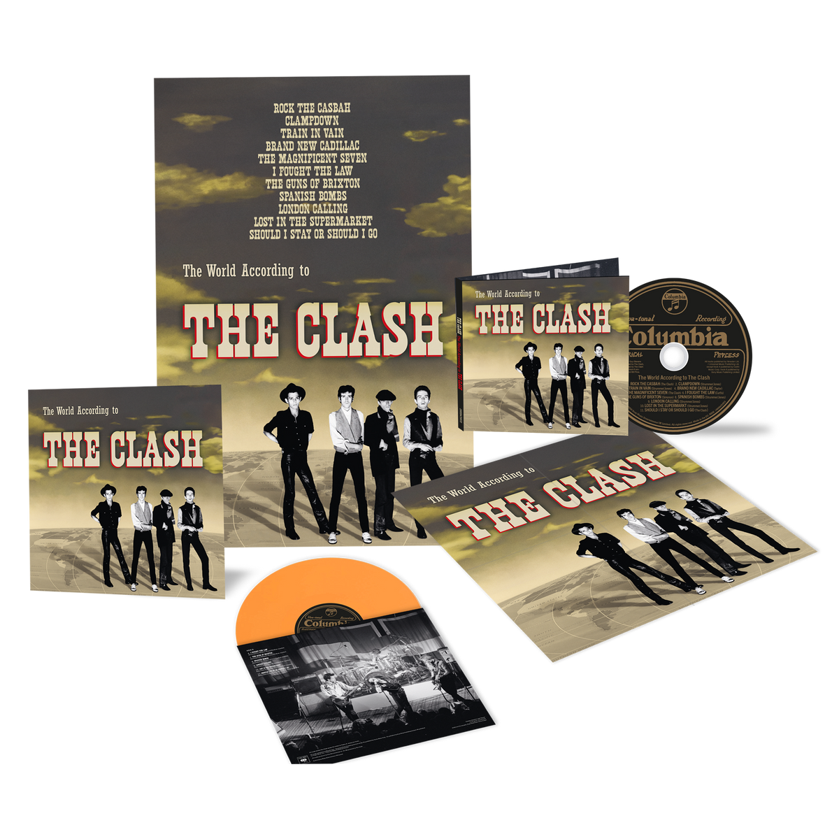 The World According to The Clash | Orange Vinyl w. Store Exclusive Poster + CD