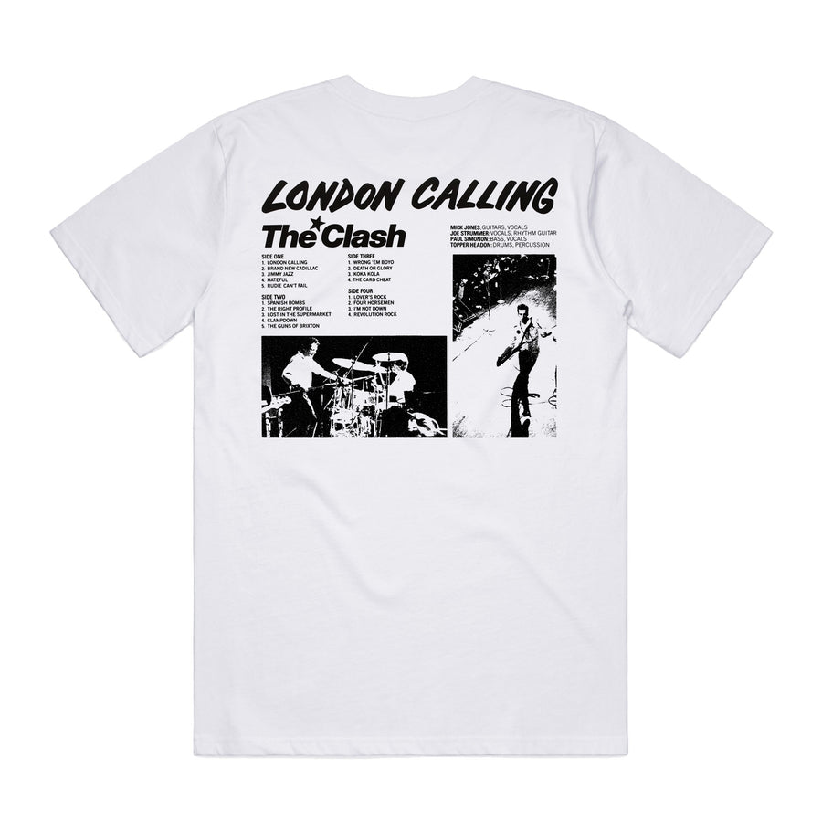 The Clash | LC White Cover Reverse Tee