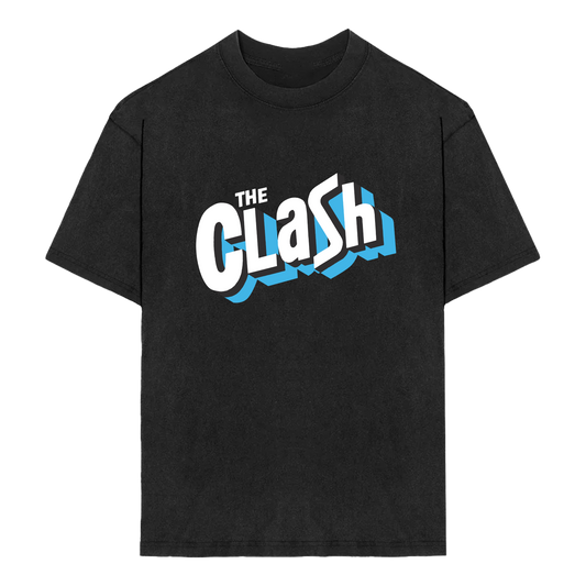 The Clash | Black and Blue Logo Tee