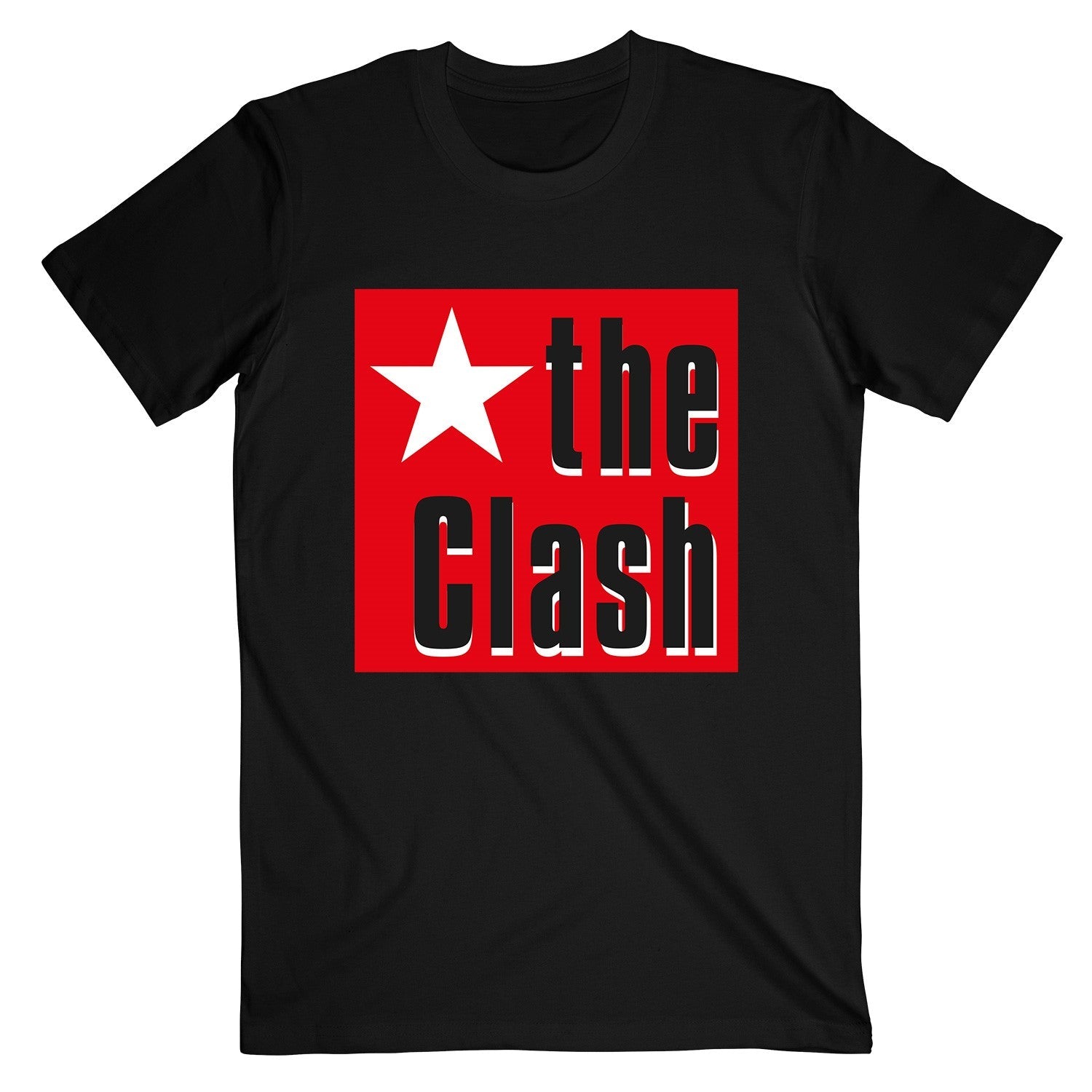 Star Logo Black Tee | The Clash | The Official Store