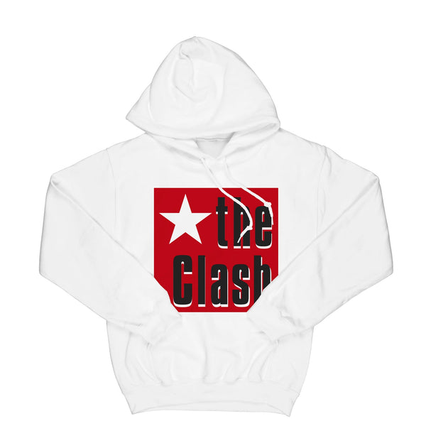 Sweat à Capuche The Clash Officiel - Logo Star Band, Unisexe Noir, Manches Longues, Poche Kangourou - 13